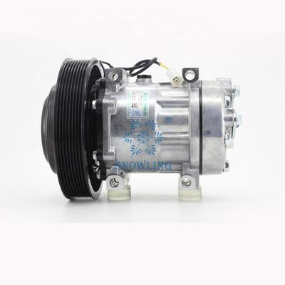 品質  European Truck SD7H15 Car AC Compressor For Air Conditioner 24V , Car OEM: SD7H15-4324 85000458 FH 16 工場